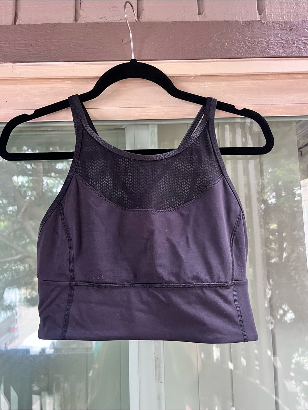 Lululemon high neck, long line sports bra